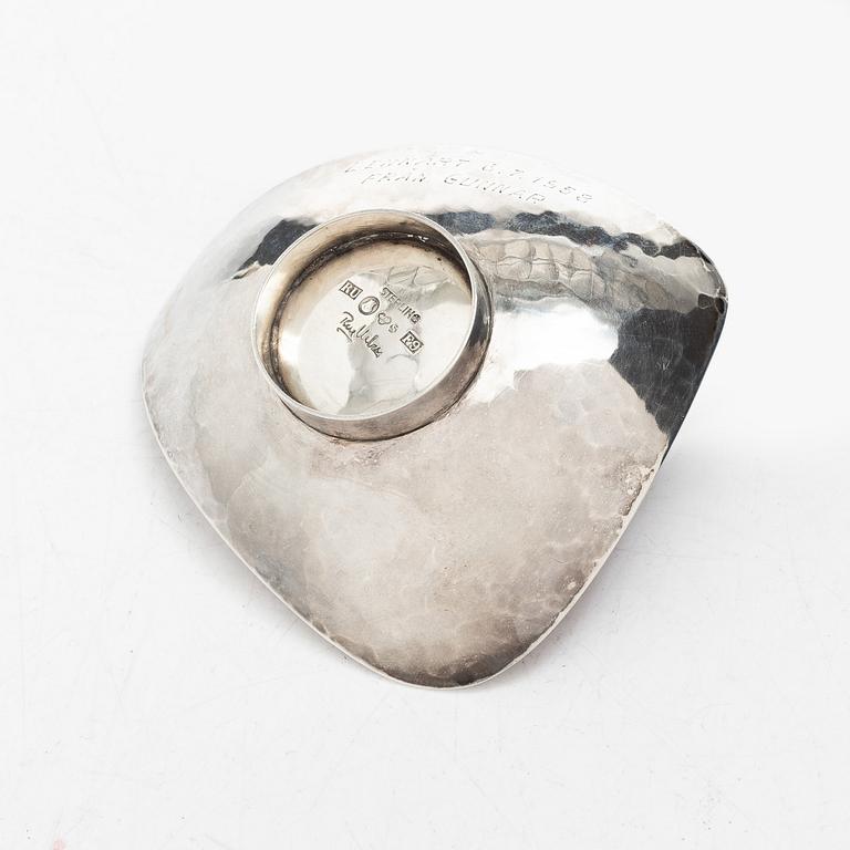 Rey Urban, Ashtray, sterling silver, Stockholm 1956.