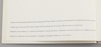 RICHARD AVEDON, book "Observations", 1959.