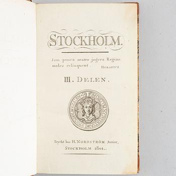 Stockholmiana 1685-1829, 8 vol.