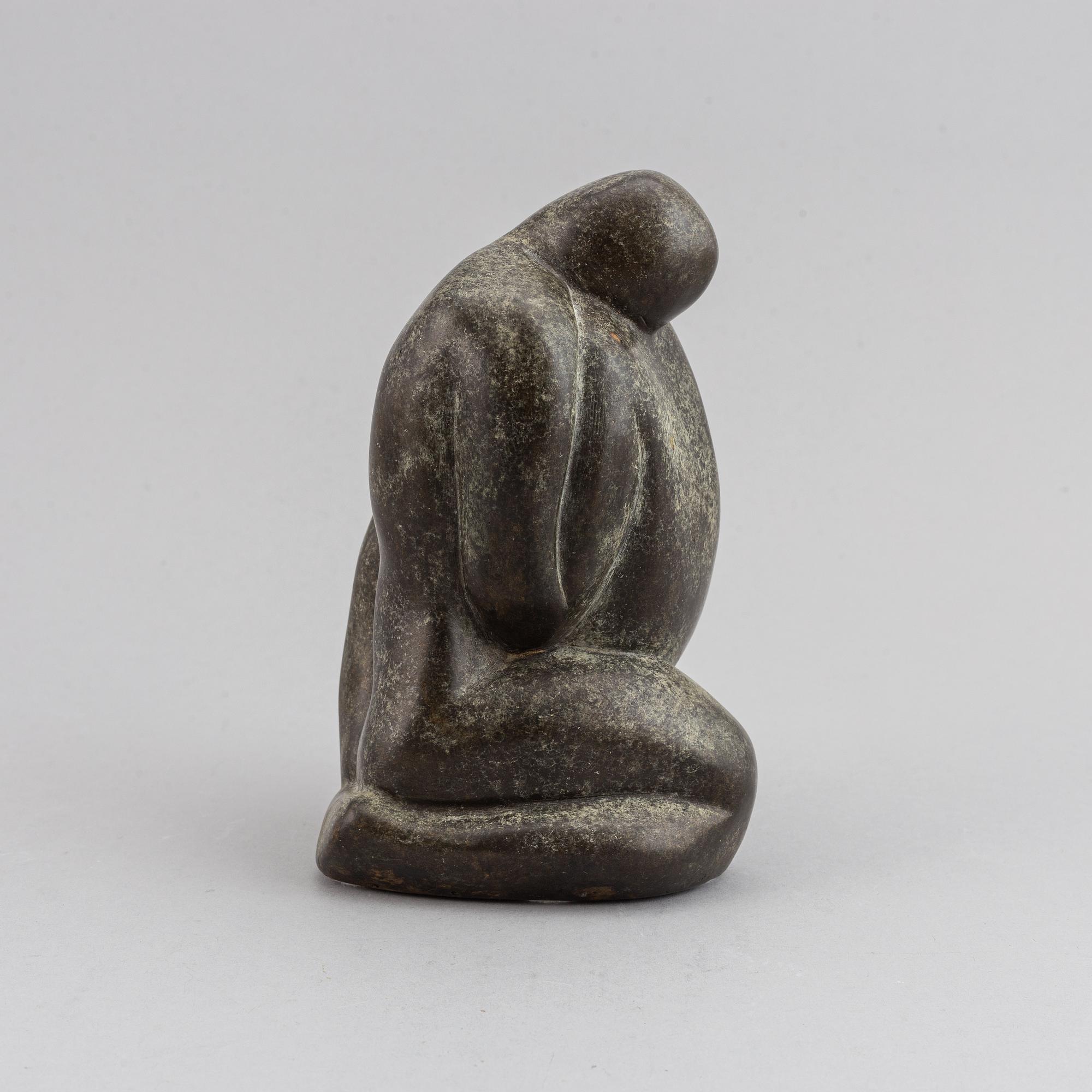 Unknown artist 20th Century. Sculpture.  Bronze. Signed with monogram CT. Ed 3/3.