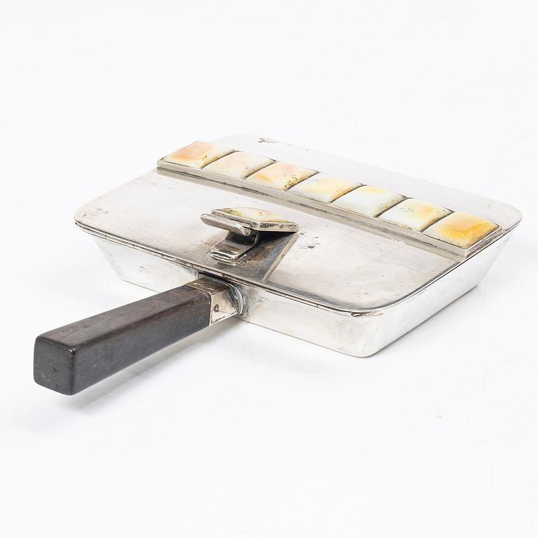 Åke Strömdahl, Ashtray, sterling silver, Hugo Strömdahl, Stockholm 1951.