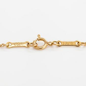 Tiffany & Co, Elsa Peretti, necklace, "Open Teardrop", 18K gold.