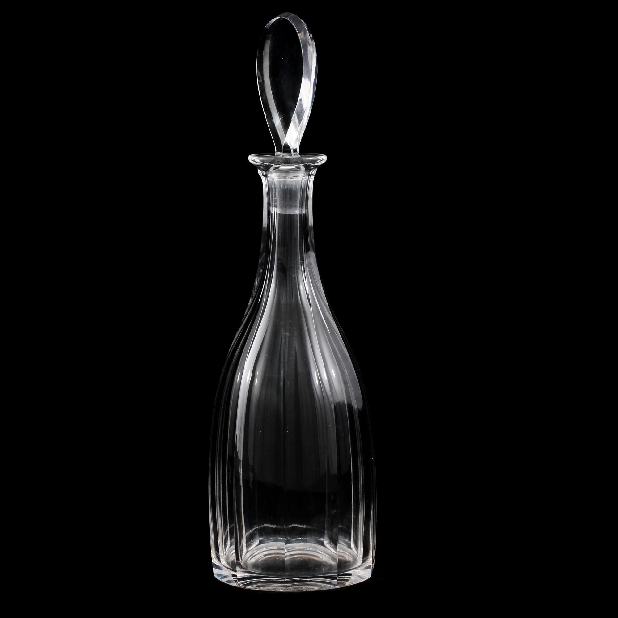 KARAFF, glas, "Karlberg", Elis Bergh, Kosta, 1900-talets andra hälft. .