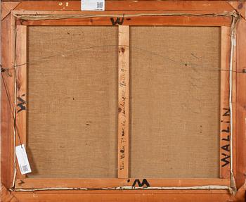 ELLIS WALLIN, olja på duk, signerad och daterad -31.