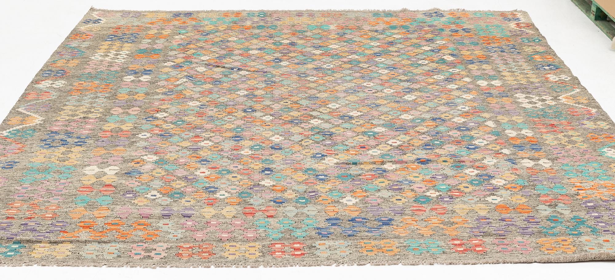 A carpet, Kilim, ca 288 x 266 cm.
