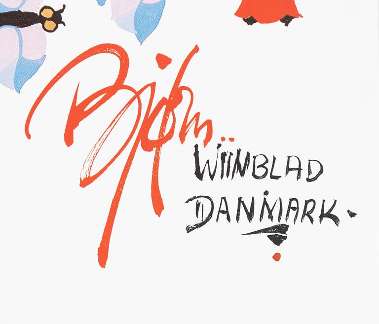 Björn Wiinblad, 'For every child a tree'.