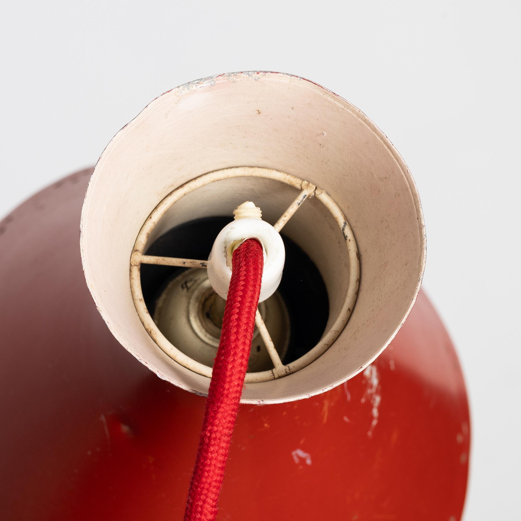 Bertil Brisborg, a pair of ceiling lamps, Nordiska Kompaniet, 1950s.