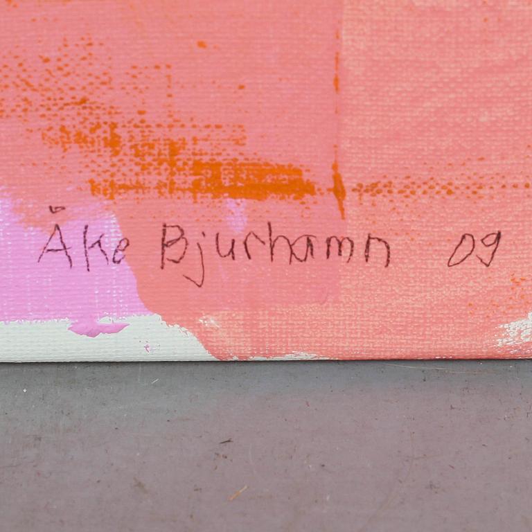 ÅKE BJURHAMN, akryl på duk, signerad och daterad -09.