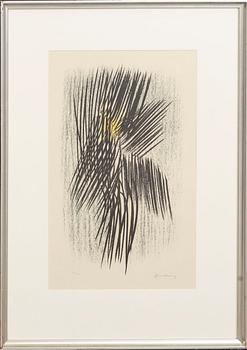 HANS HARTUNG, a signed and numbered colour lithograph.