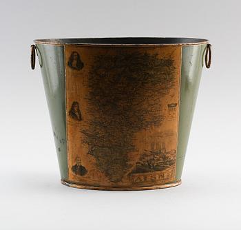 PAPPERSKORG, plåt, sent 1800-/tidigt 1900-tal.