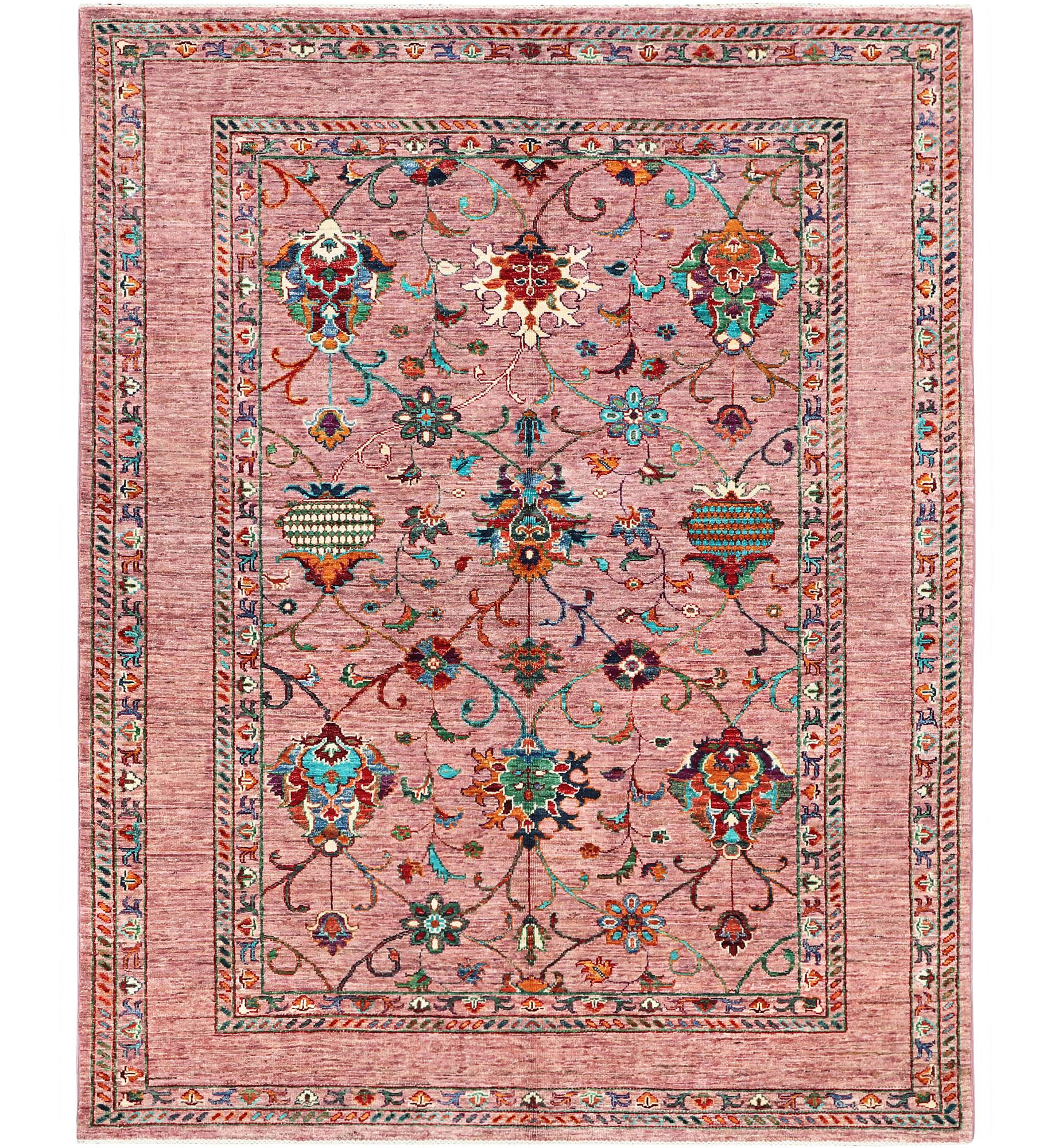 A rug, Zeigler Ariana, c. 206 x 155 cm.