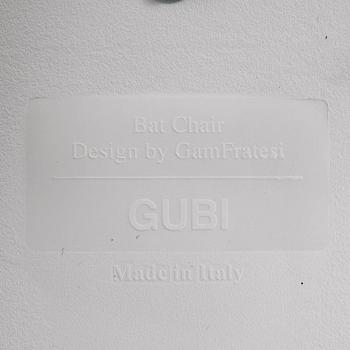 Four chairs, Gamfratesi, "Bat" for GUBI, contemporary.