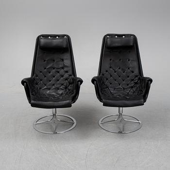 Bruno Mathsson, a pair 'Jetson' armchairs for Dux.
