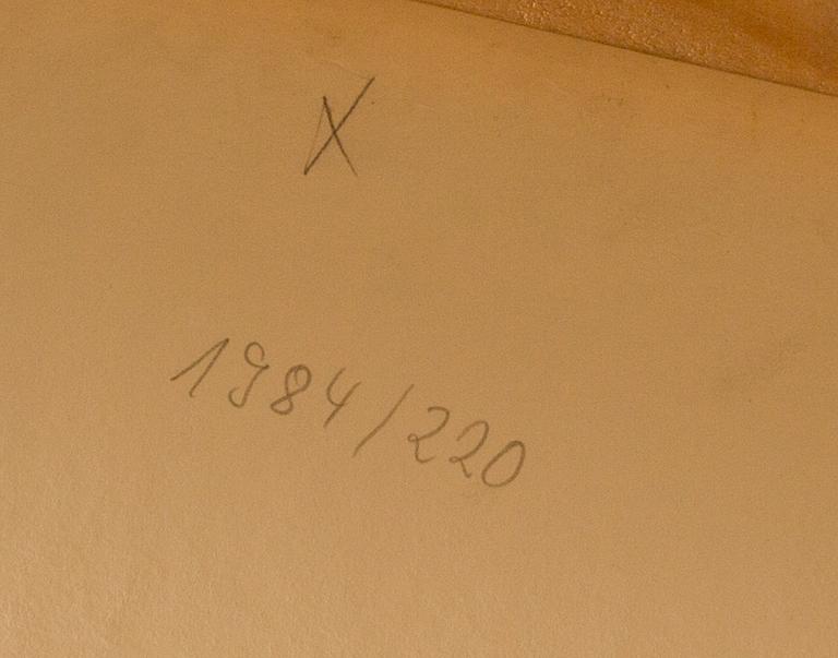 PACO KNÖLLER, mixed media, monogramsignerad och daterad 84 samt a tergo märkt 1984/220.