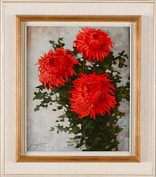 JAN BOHUMIL POSPISIL, olja på duk, signerad.