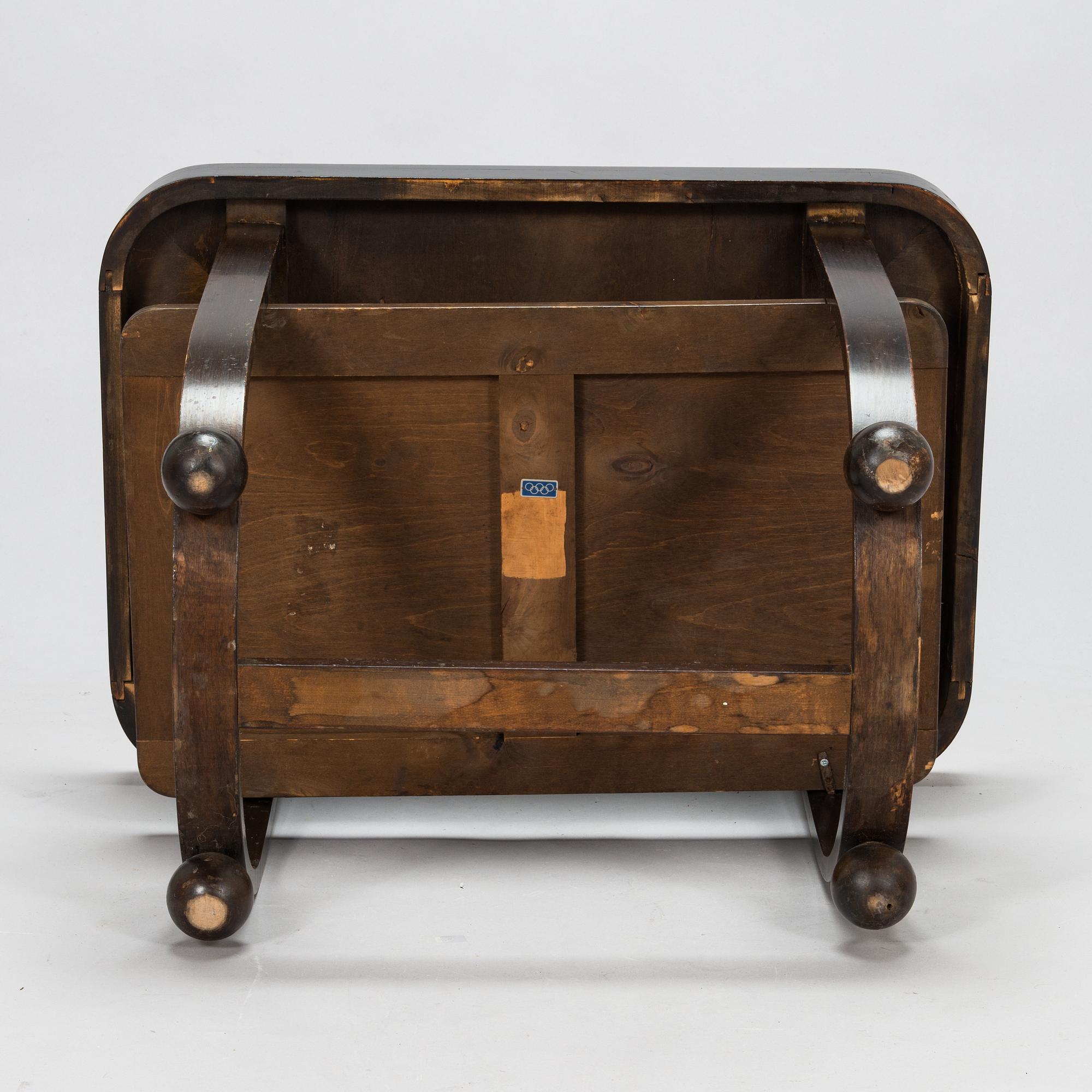 A 1930's 'Arvo' coffee table for Asko Finland.