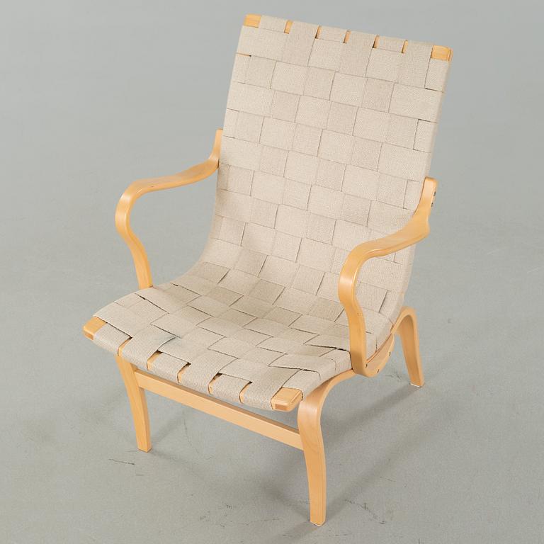 A lounge chair by Bruno Mathsson for Dux, model "Eva", second half of the 20th century.