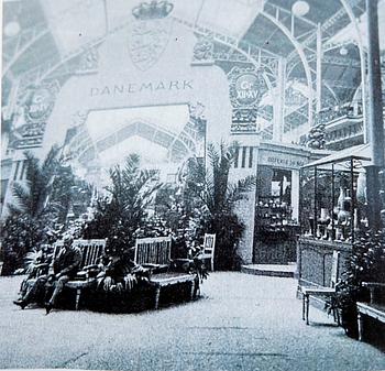 A six pcs suit Denmark around 1900.