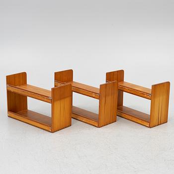 Børge Mogensen, three pine chelves, presumably Karl Andersson & Söner, second half of the 20th century.