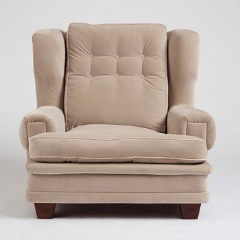 Åke Wennberg, a monumental armchair, STC (The Swedish Associations for Upholsterers), Stockholm 1960's.