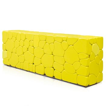 Soft Baroque, a unique “Puffy Brick” counter, 2020.