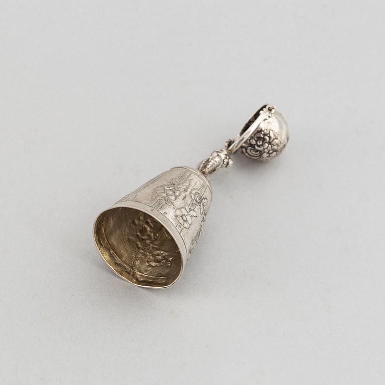 A silver wedding cup, probably Austria, first half of the 20th century.