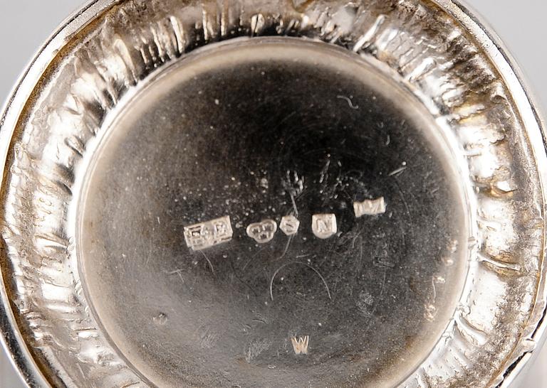 SAMLING SILVERFÖREMÅL, 11 del. Tot vikt ca 266 g.