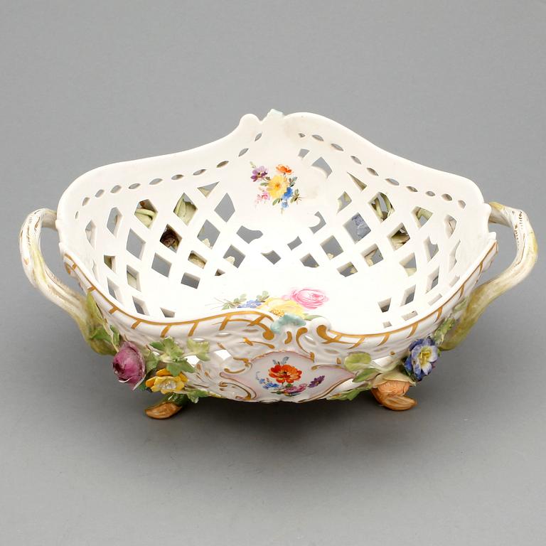 GALLERSKÅL, porslin, Meissen, 18/1900-tal.