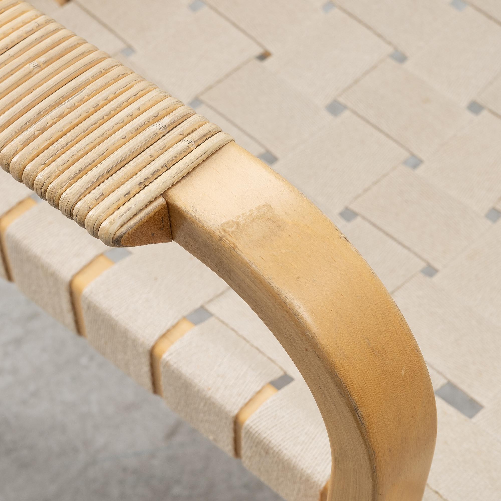 Alvar Aalto, an armchair, model 45, Artek, Finland.