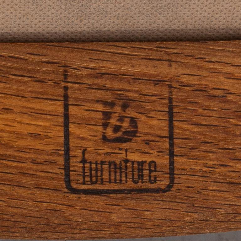 FÅTÖLJER, ett par, dansk formgivare, 1950-60-tal.