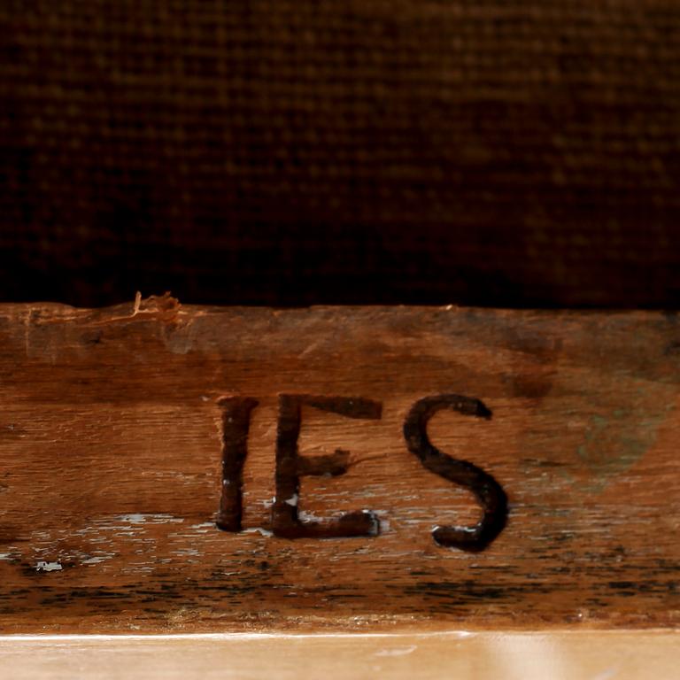 KARMSTOL, empire, 1800-talets första hälft, sign IES.