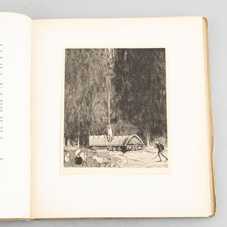 "John Bauer: trettio bilder i mezzotypi till ett urval sagor i bland Tomtar och troll åren 1907-1915", Stockholm, 1918.