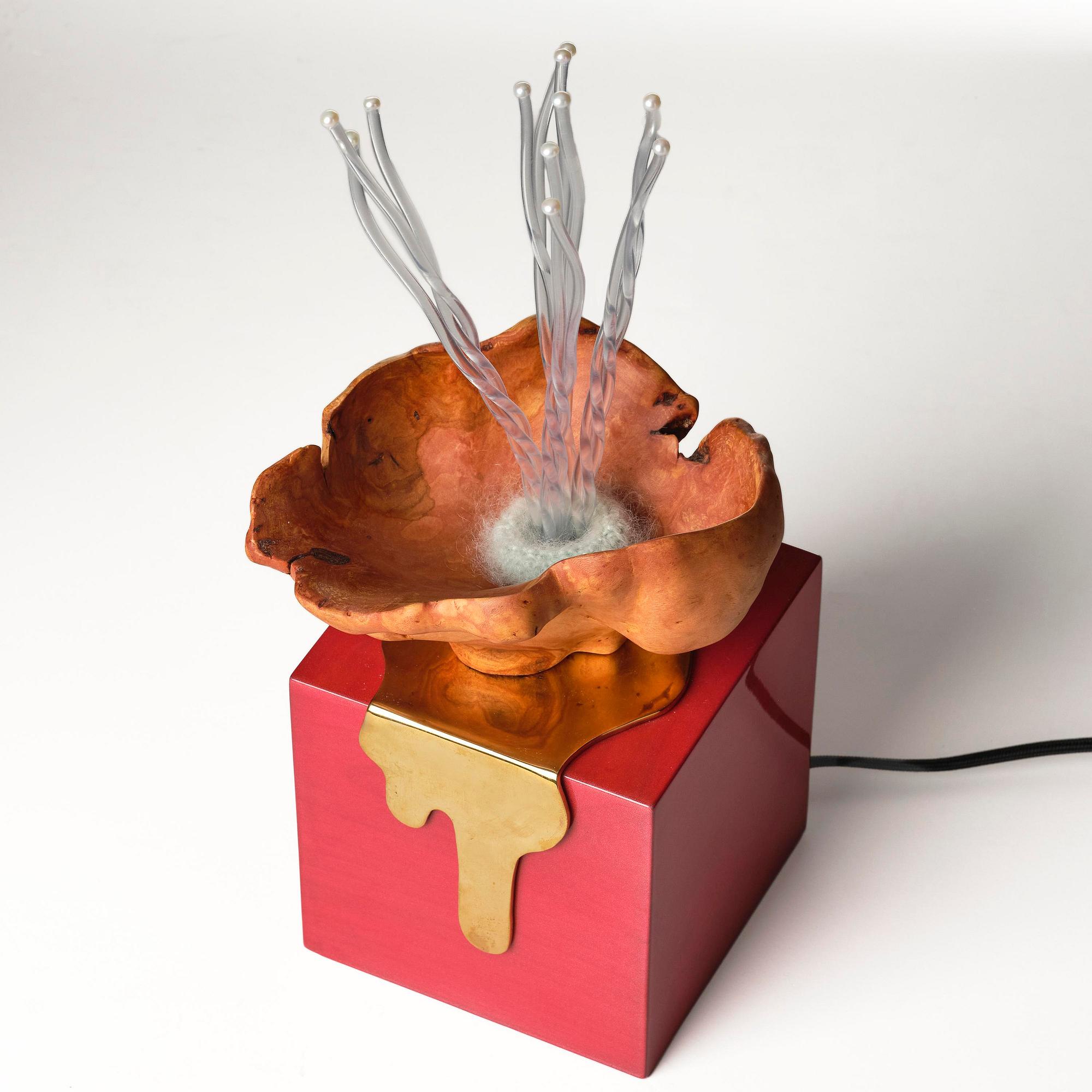 Aia Jüdes, a unique "Vril" lamp/light object, 2020.