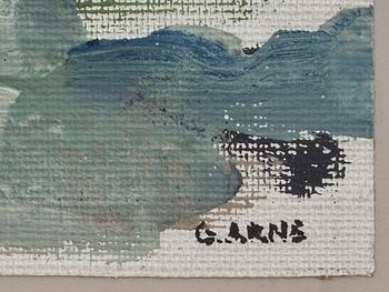 GUSTAV ARNE, olja på duk. Signerad.