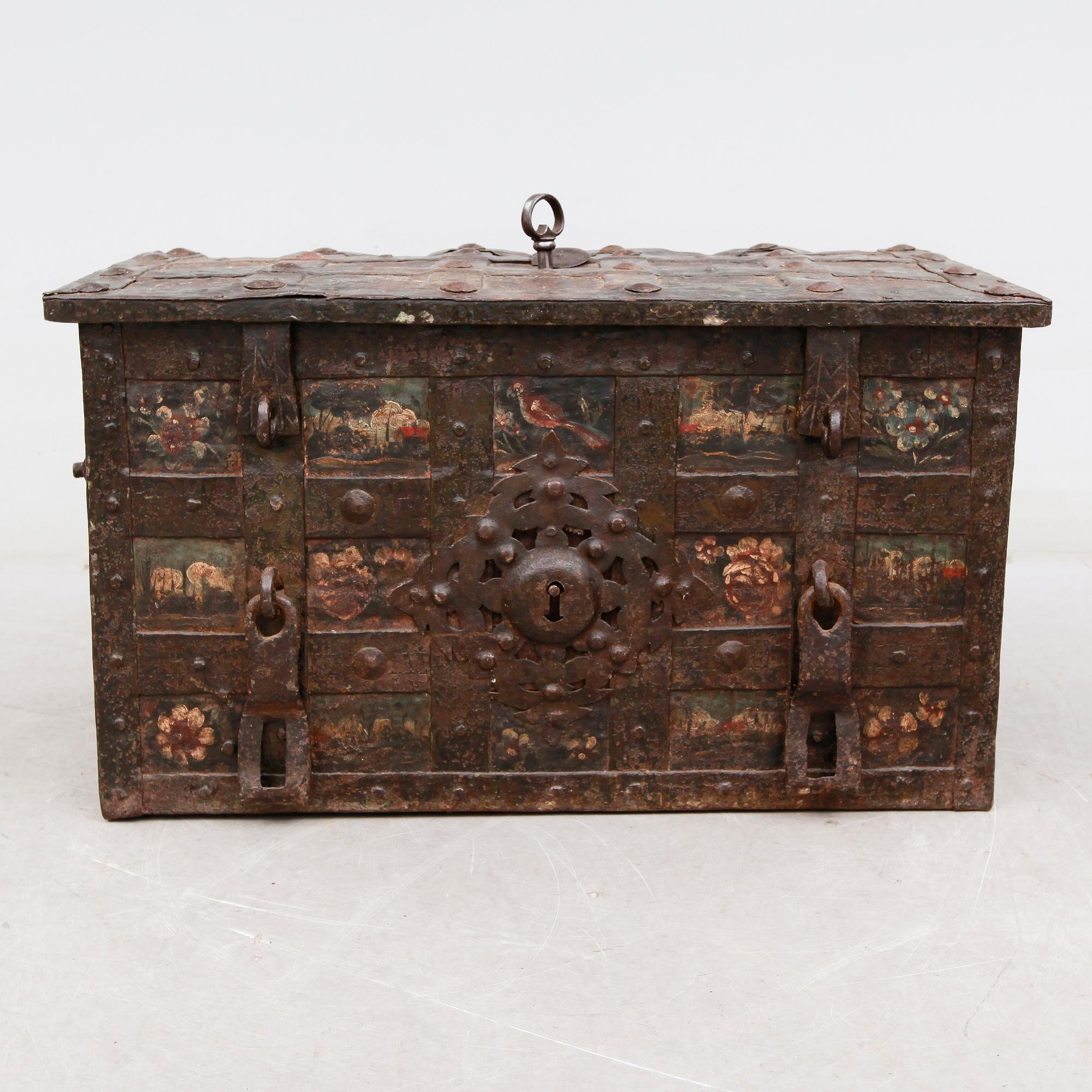 KISTA, järn, barock, 1600-tal.