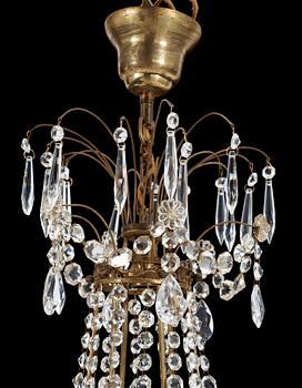 LJUSKRONA, gustaviansk stil,1900-talets första hälft. Höjd ca 67 cm.