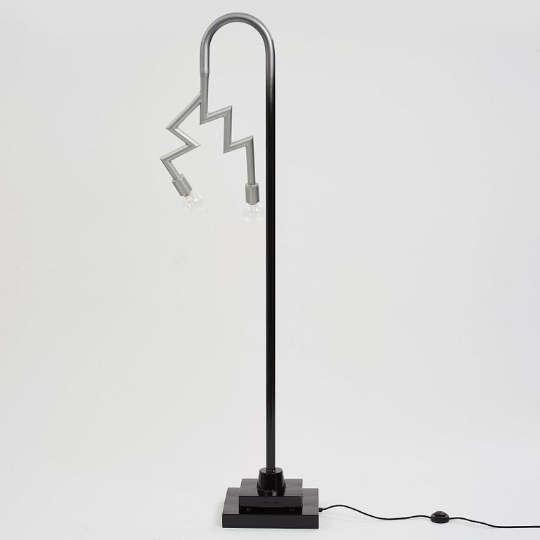 Lotta Lampa, a unique "Tjabo Thunder Light", floor lamp, Studio Lotta Lampa, Sweden 2018.