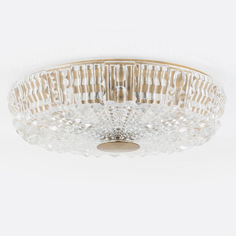 Carl Fagerlund, taklampa, Orrefors, 1960/70-tal.