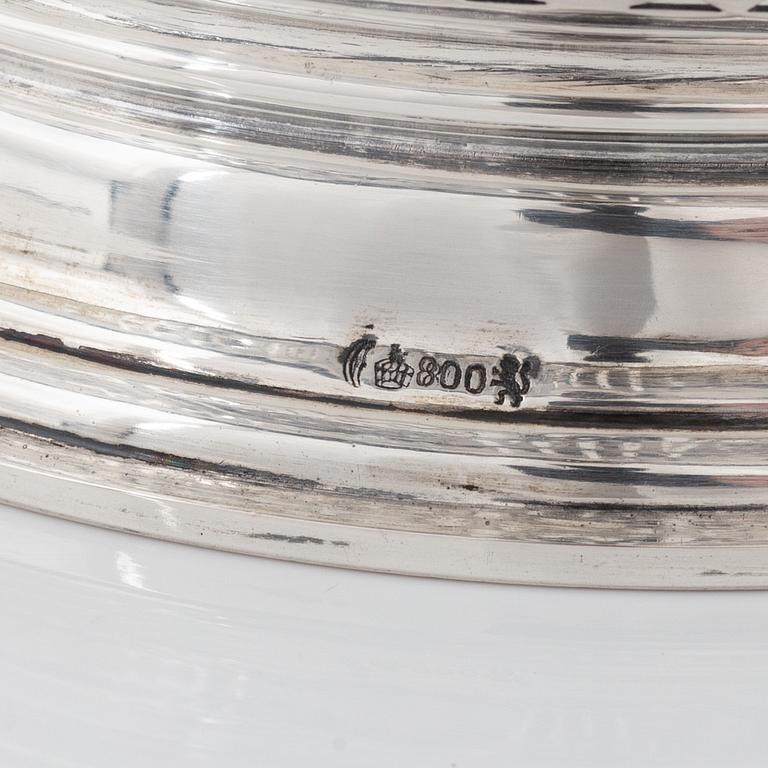 A German Silver Basket, mark of Gebrüder Deyhle, Schwäbisch Gmünd, circa 1900.