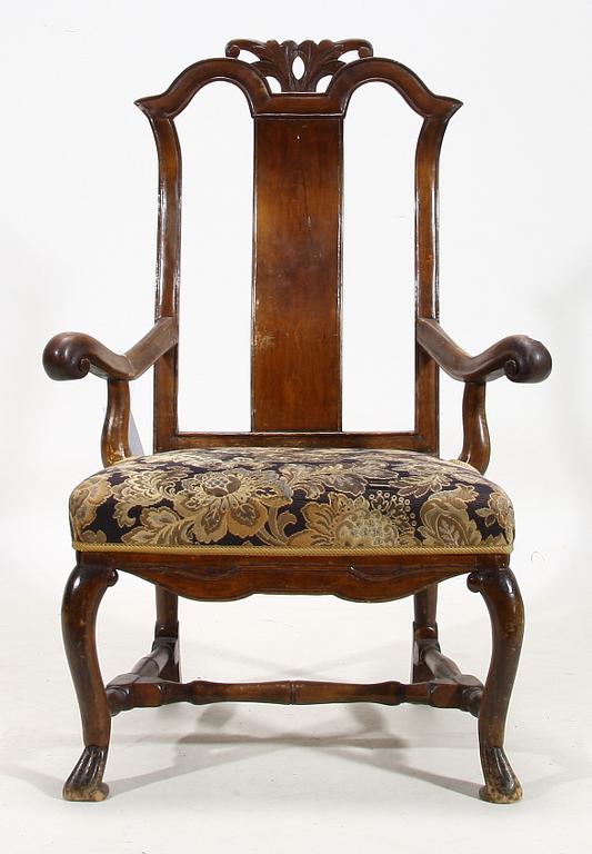 KARMSTOL, senbarock, 1700-talets första hälft.