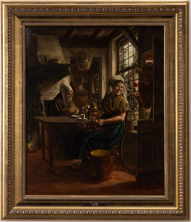 Adrien Jean Madiol, Kaffestund.