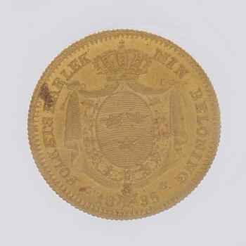GULDMYNT, 1 dukat, Karl XIV Johan av Sverige, 1835.