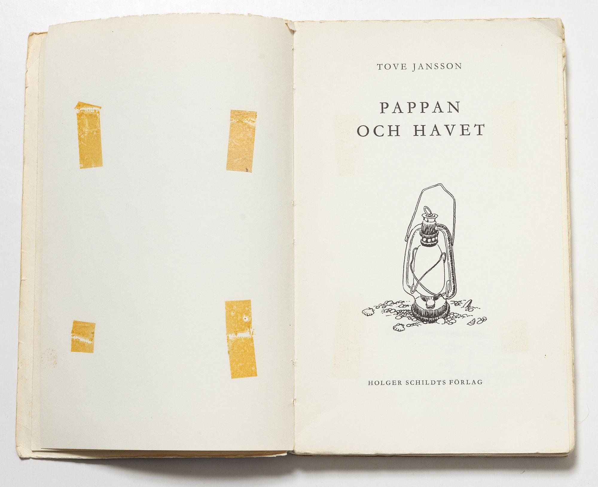 Tove Jansson, teckningar, 2 st.