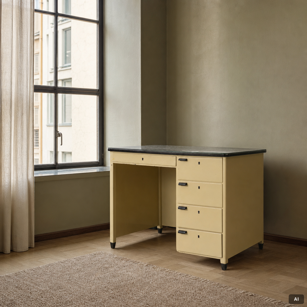 Desk, functionalist, 1940s.