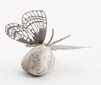 SKULPTUR, tenn och sten, Henry Gustafsson, Vimmerby Tenn.