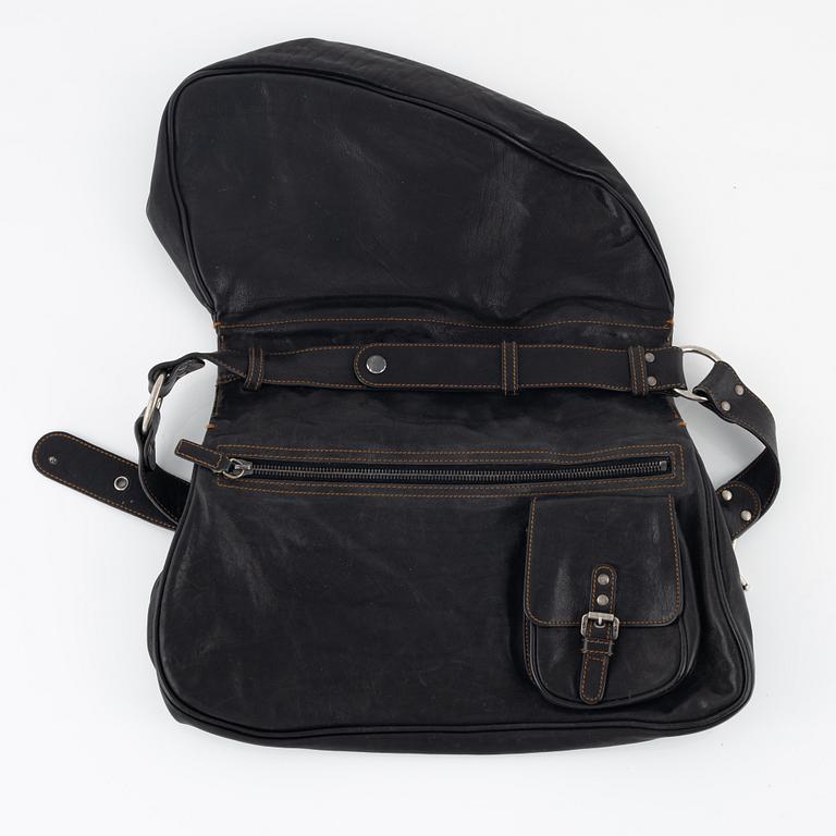 Christian Dior, a leather 'Gaucho saddle bag'.