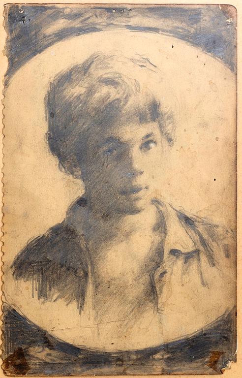 ODD NERDRUM, drawing signed.