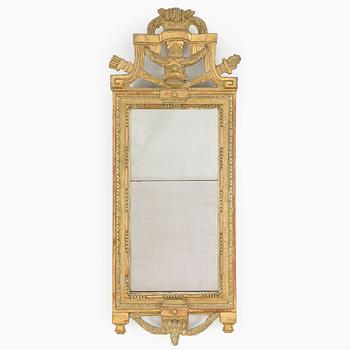 A Swedish gustavian mirror by Niclas Reding (master in Jönköping ca 1779-1825).