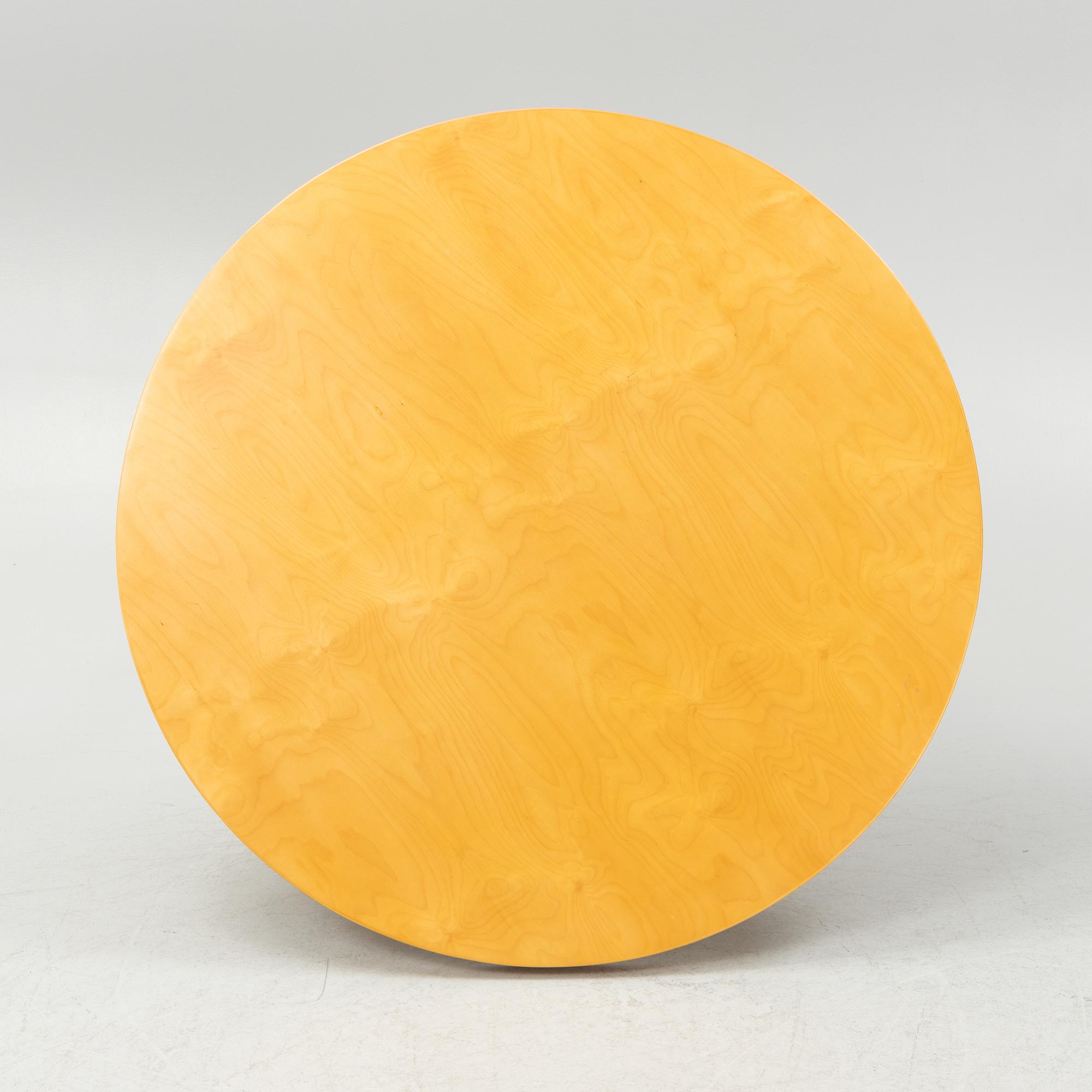 Alvar Aalto, a table model 91, O.Y. Huonekalu-ja Rakennustyötehdas A.B., Finland 1940s-50s.