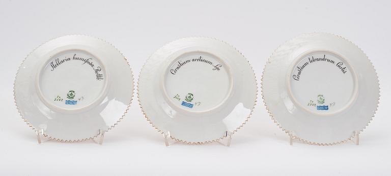 A Royal Copenhagen 'Flora Danica' part dinner service, Denmark, 20th Century.